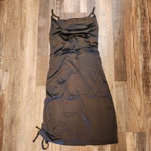 Black Satin Dress